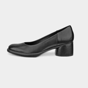 NEW ECCO Leather Sculpted Lx 35 Comfort Heels in black for women 725 5j3